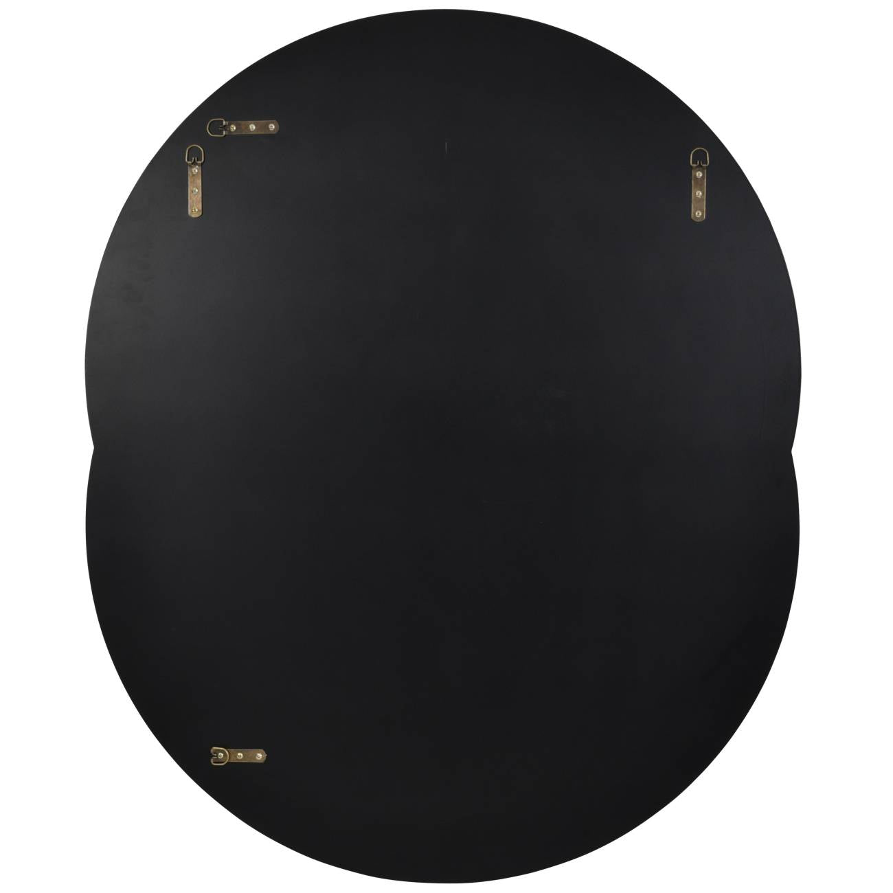 Eclipse Clear & Black Round Wall Mirror